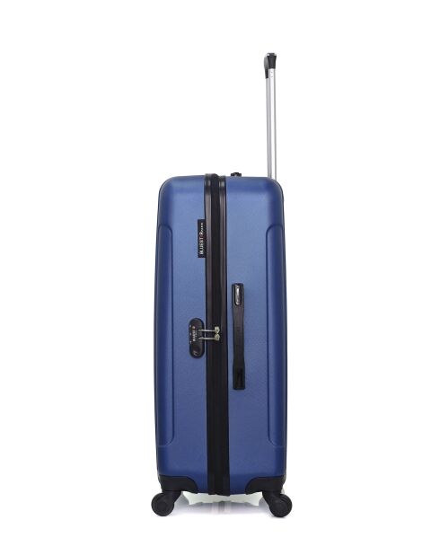 Set mit 2 großen Koffern und Wochenendkoffern L/M Napoli 75cm/65cm marineblau