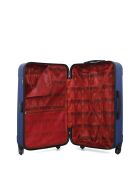 Set mit 2 großen Koffern und Wochenendkoffern L/M Napoli 75cm/65cm marineblau