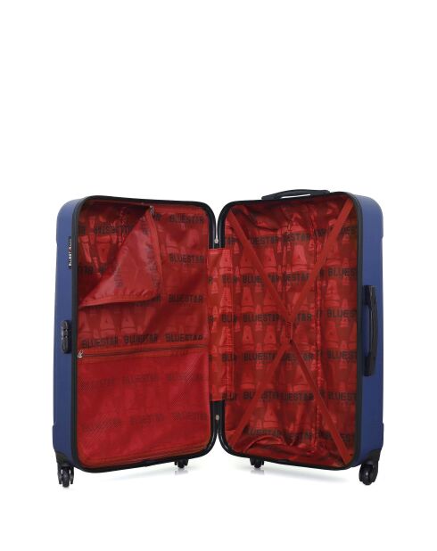 Set mit 2 großen Koffern und Wochenendkoffern L/M Napoli 75cm/65cm marineblau