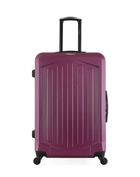 Hagen Reisekoffer für längere Aufenthalte, 75 cm, Pflaume