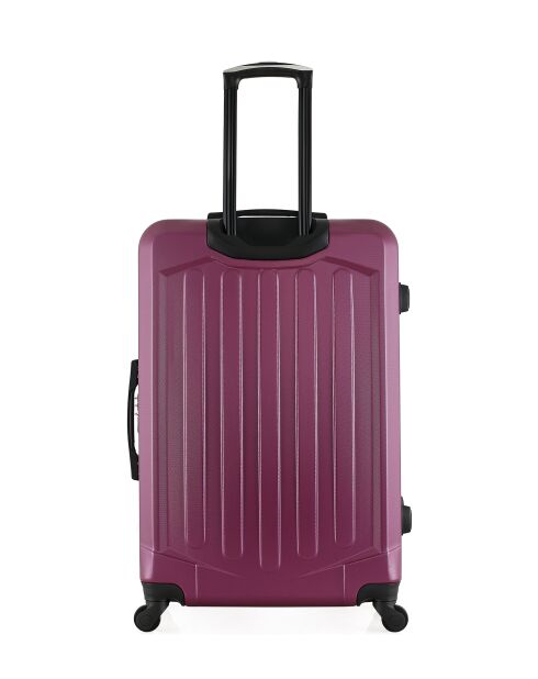 Hagen Reisekoffer für längere Aufenthalte, 75 cm, Pflaume