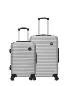 Lot de 2 valises Weekend et Cabine M/S London 65cm/55cm grises