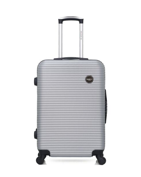 Lot de 2 valises Weekend et Cabine M/S London 65cm/55cm grises