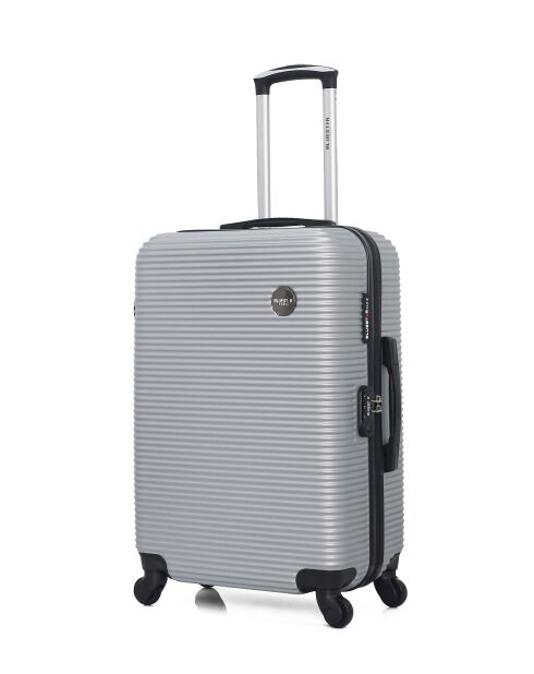 Lot de 2 valises Weekend et Cabine M/S London 65cm/55cm grises