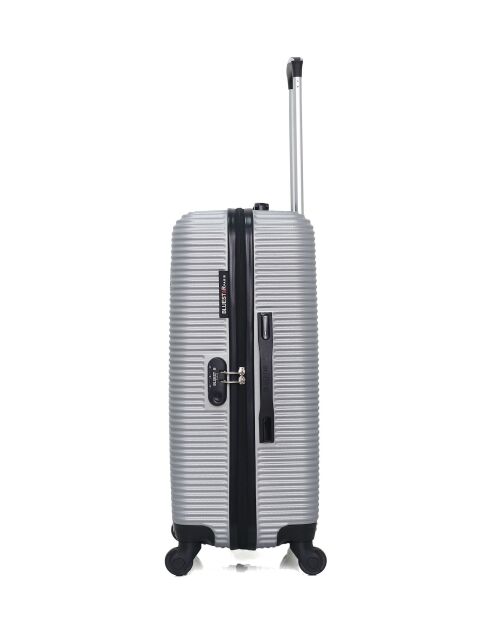 Lot de 2 valises Weekend et Cabine M/S London 65cm/55cm grises