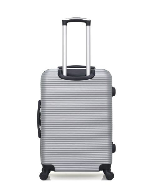 Lot de 2 valises Weekend et Cabine M/S London 65cm/55cm grises
