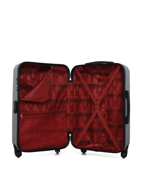 Lot de 2 valises Weekend et Cabine M/S London 65cm/55cm grises