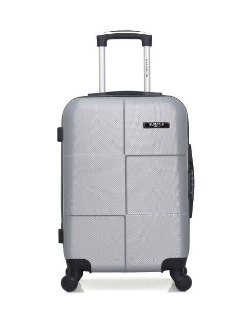 Lot de 2 valises Weekend et Cabine M/S Miami 65cm/55cm grises