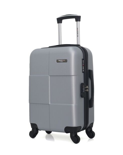 Lot de 2 valises Weekend et Cabine M/S Miami 65cm/55cm grises