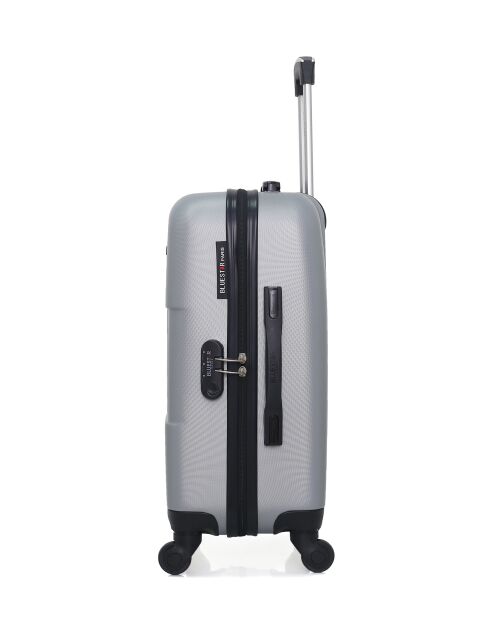 Lot de 2 valises Weekend et Cabine M/S Miami 65cm/55cm grises