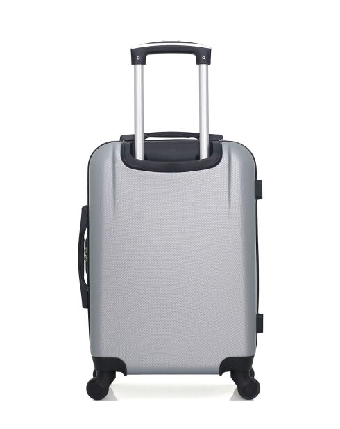 Lot de 2 valises Weekend et Cabine M/S Miami 65cm/55cm grises