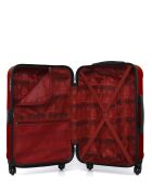 Valise Weekend Moyen Séjour Napoli 65 cm rouge