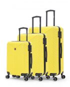 Set mit 3 gelben Koffern L/M/S Gaite 75 cm/66,5 cm/56,5 cm