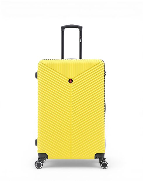 Set mit 3 gelben Koffern L/M/S Gaite 75 cm/66,5 cm/56,5 cm