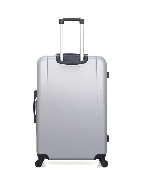 Set mit 2 großen Koffern und Wochenendkoffern L/M Miami 75cm/65cm grau