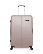 Set mit 3 großen Koffern, Wochenende und Kabine L/M/XXS Miami 75cm/46cm/65cm roségold
