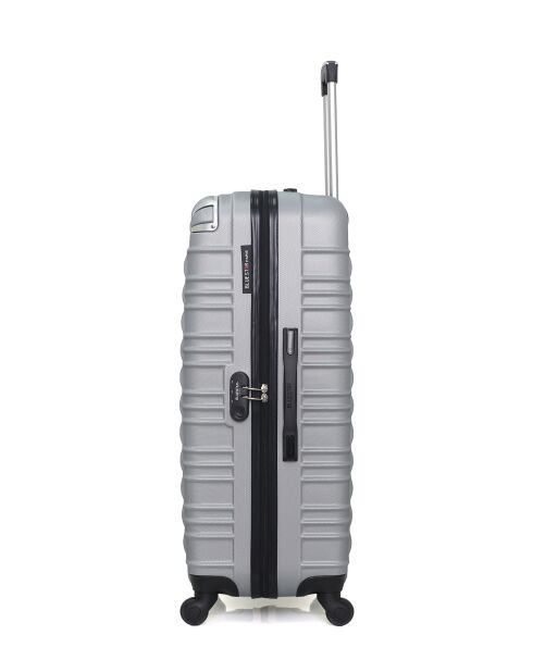 Set de 2 maletas grandes y cabina L/S Lima 75cm/55cm gris