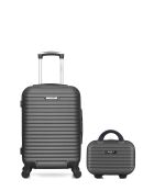 Lot Valise & Vanity S/K Brazilia 55cm/23cm gris foncé