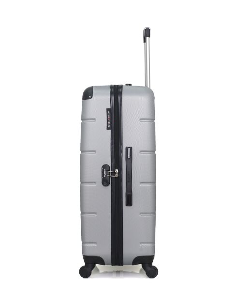 Set mit 3 großen Koffern, Weekend und Cabin L/M/S Ottawa, 75 cm/65 cm/55 cm, grau