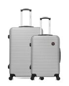 Set di 2 valigie Large e Weekend L/M London 75cm/65cm grigie