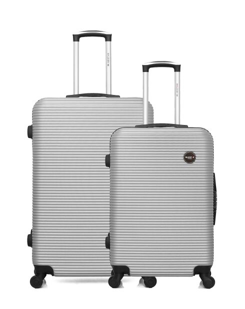 Set van 2 Large and Weekend L/M London 75cm/65cm grijze koffers