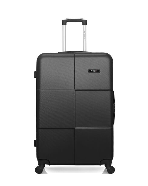 Set mit 2 großen Koffern und Wochenendkoffern L/M Miami 75cm/65cm schwarz
