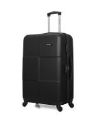 Set mit 2 großen Koffern und Wochenendkoffern L/M Miami 75cm/65cm schwarz
