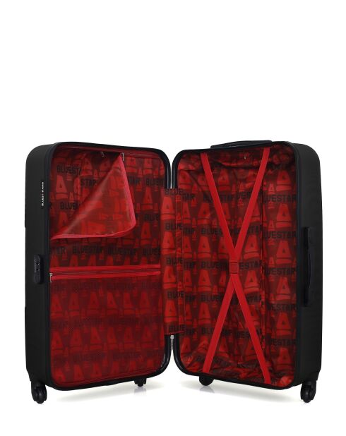 Set mit 2 großen Koffern und Wochenendkoffern L/M Miami 75cm/65cm schwarz