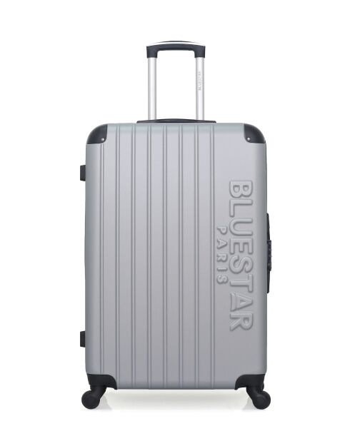 Set van 2 grote en weekendkoffers L/M Bucarest 75cm/65cm grijs