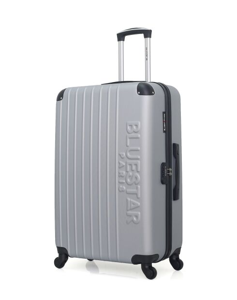 Set van 2 grote en weekendkoffers L/M Bucarest 75cm/65cm grijs