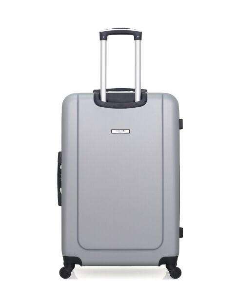 Set van 2 grote en weekendkoffers L/M Bucarest 75cm/65cm grijs