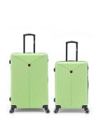 Set van 2 grote koffers en weekendkoffers L/M Gaite 75 cm/66,5 cm groen