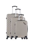 Lot de 3 valises L/M/S Cite 75cm/65cm/55cm beiges