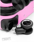 Set van 2 grote koffers en cabine L/S Gaite 75 cm/56,5 cm roze