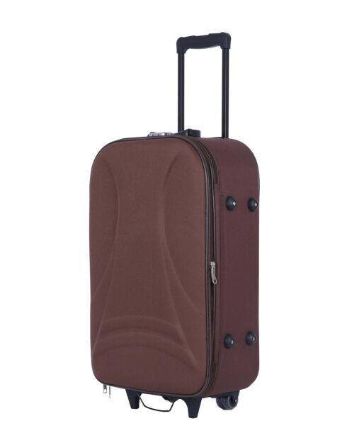 Set van 3 L/M/S Dacca koffers 77 cm bruin