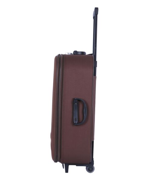 Set van 3 L/M/S Dacca koffers 77 cm bruin