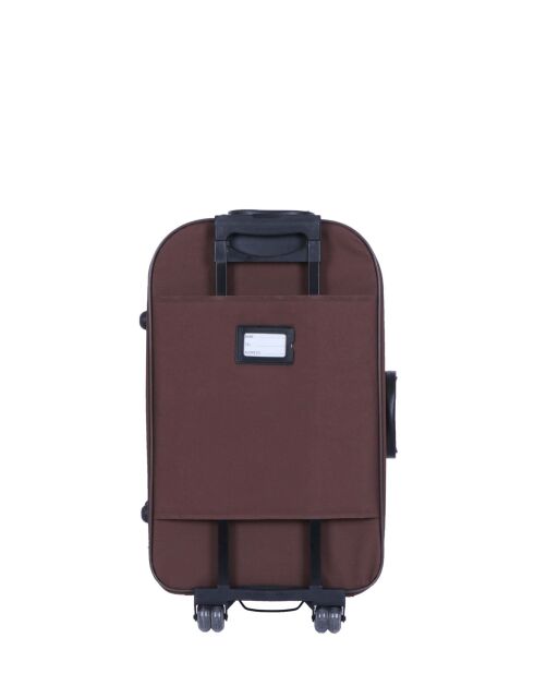 Set van 3 L/M/S Dacca koffers 77 cm bruin