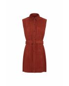 Tunique en cuir Solveig Vel paprika
