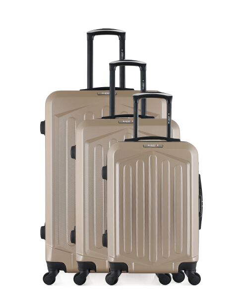 Set van 3 Le jardin L/M/S Hagen 75cm/65cm/55cm beige koffers