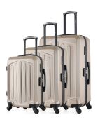 Lot de 3 valises Le jardin L/M/S Hagen 75cm/65cm/55cm beiges