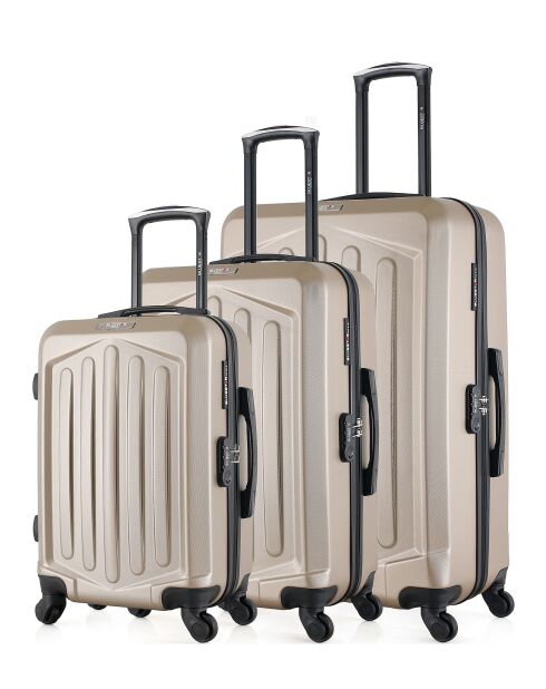 Set van 3 Le jardin L/M/S Hagen 75cm/65cm/55cm beige koffers