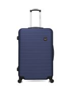 Lot de 2 valises Grand format et Weekend L/M London 75cm/65cm marine