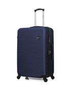 Lot de 2 valises Grand format et Weekend L/M London 75cm/65cm marine