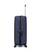 Lot de 2 valises Grand format et Weekend L/M London 75cm/65cm marine