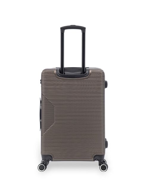 Set van 2 grote en weekendkoffers L/M Wagram 75 cm/66,5 cm koffie
