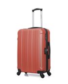 M/K Napoli Koffer- und Schminkset 65cm/23cm korallenrot