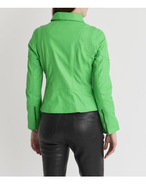 Blouson en cuir Lovely Wody prairie