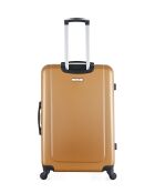 Set van 2 grote en weekendkoffers L/M Bucarest 75cm/65cm brons
