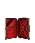 Set van 2 grote en weekendkoffers L/M Bucarest 75cm/65cm brons