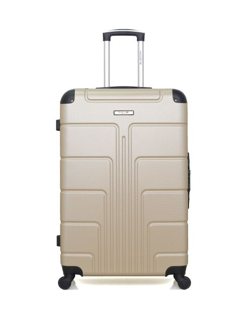 Pack de 3 maletas grandes para fin de semana y cabina L/M/XXS Ottawa 75 cm/46 cm/65 cm, color beige